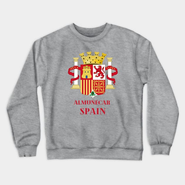 Almuñécar Spain. Gift Ideas For The Spanish Travel Enthusiast. Crewneck Sweatshirt by Papilio Art